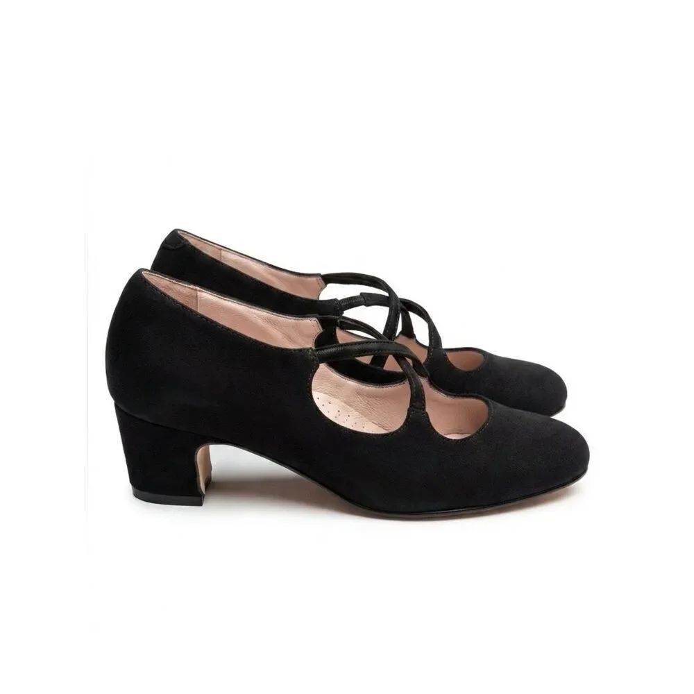 Black Suede Heels